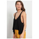 Bodytalk Γυναικεία αμάνικη μπλούζα Asymmetrical Loose Fit Tank Top
